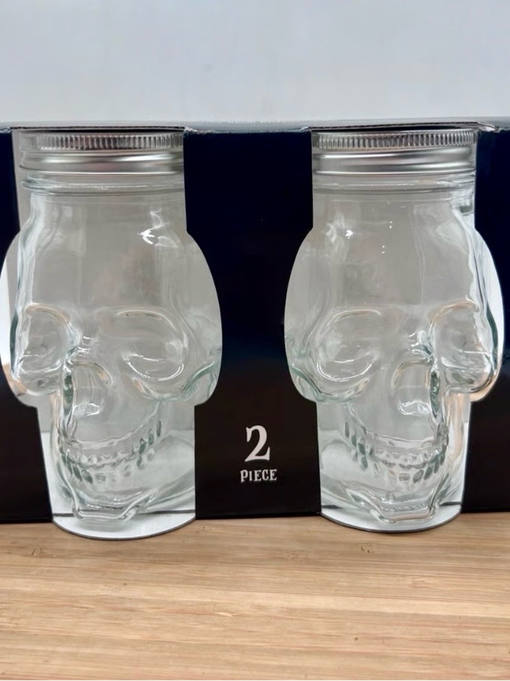 Dura Culina skull face mason jars 16 oz